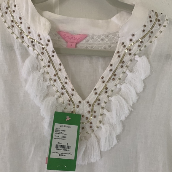 Lily Pulitzer white top - Picture 4 of 6